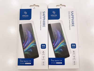 【全新商品】SONY Xperia 1 IV IMOS 滿版藍寶石螢幕玻璃保護貼(現貨)