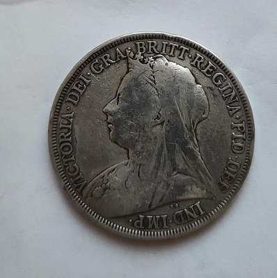 英國披紗馬劍銀幣1896年