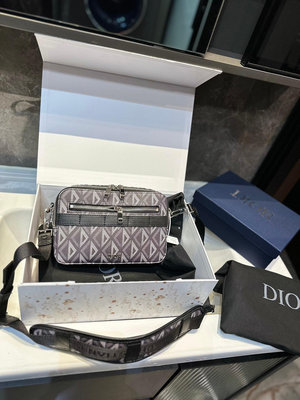 【二手】（禮盒包裝）Dior 迪奧Safari信使包相機包 新款CD d