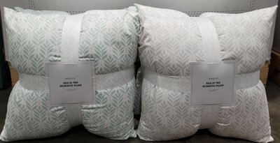 【小如的店】COSTCO好市多代購~MICROTEXNYC 印花抱枕/枕頭/靠枕50*50cm(每組2入) 136058