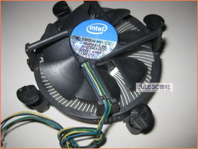 JULE 3C會社-Intel CPU 銅底/4 PIN/1151 1150 1200/送散熱膏/二手良品 原廠風扇