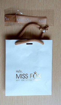 MISS FOX紙袋 手提袋 禮品袋 包裝袋 禮物袋