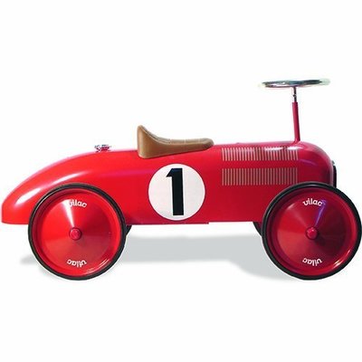 全新正品。法國 VILAC。兒童騎乘金屬復古經典汽車  - 紅色。預購。