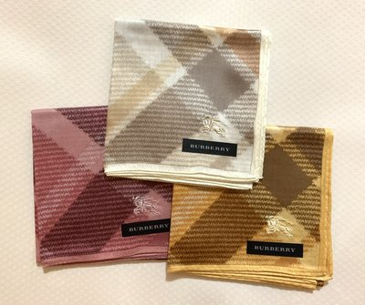 日本製 BURBERRY 手帕 方巾 領巾 現貨【滿額免運】