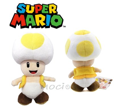 日本正版 瑪莉歐 瑪莉兄弟 奇諾比奧 黃色香菇人 瑪利歐 紅點香菇頭 娃娃 玩偶 公仔 玩具擺飾S【MOCI日貨】