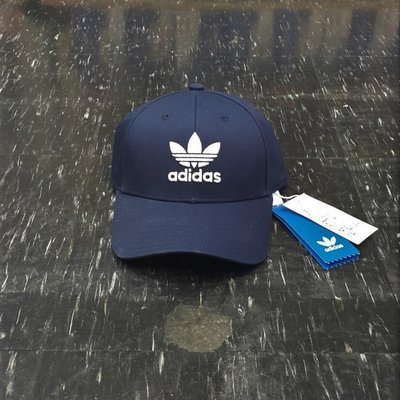 adidas TREFOIL CAP 三葉草 老帽 帽子 鴨舌帽 棒球帽 藍色 LOGO 經典 DV0174