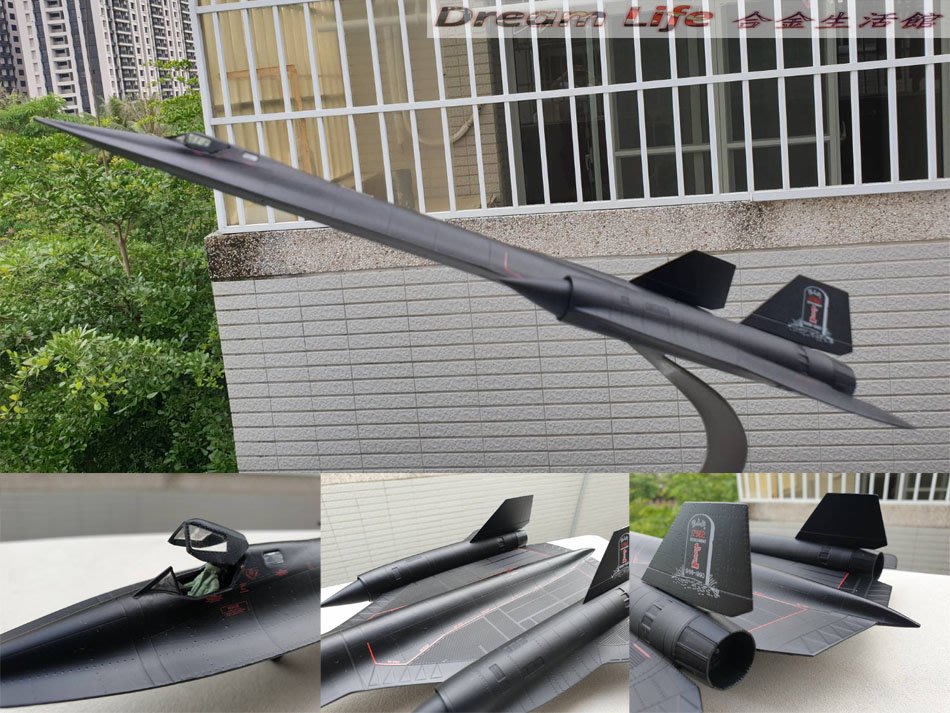 Air Force1精品】1/72 SR-71A BLACK BIRD 最新款黑鳥~長程戰略偵察機