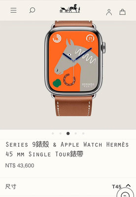 Hermes Apple watch series 9(92折現金價）