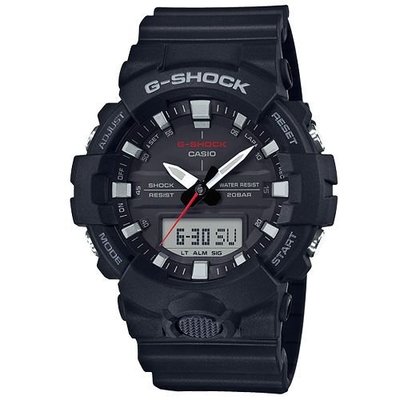G-SHOCK 限量款休閒錶(GA-800-1A)黑色48.6mm