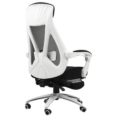 現貨熱銷-#爆款#黑白調電腦椅家用電競椅游戲椅老板椅子商務可躺人體工學椅辦公椅