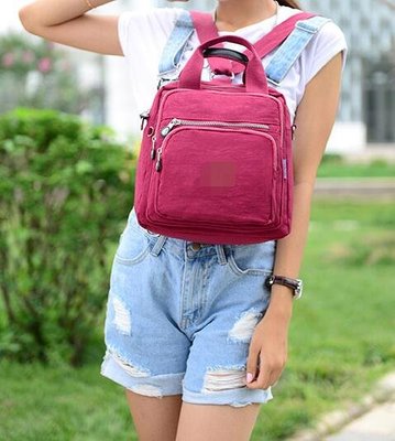 FINDSENSE X 韓國 女款 流行時尚 防水輕便耐磨 多功能帆布包 手提包 後背包 雙肩背包