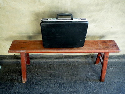 【 金王記拍寶網 】(C屯) C021 早期50~60年代 光陰的故事 老皮箱一件 正老品 罕見稀少