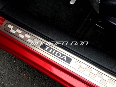 DJD NI-I0358 日產 NISSAN TIIDA 2013~ 迎賓踏板 側踏板 門檻 冷光 藍光 SENTRA