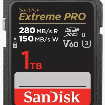 SanDisk Extreme Pro SDXC 1TB UHS-II V60 記憶卡SD 1T U3 280MB/s