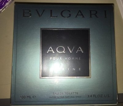 [現貨]BVLGARI 寶格麗AQVA Marine 活力海洋能 沁涼水能量男性淡香水 100ml