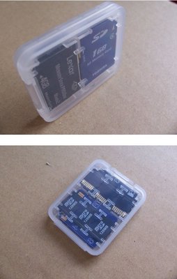 【記憶卡收納盒】SD卡收納盒多功能收納卡盒 1MS6TF1SD小白盒 TF卡盒 記憶體卡收納盒