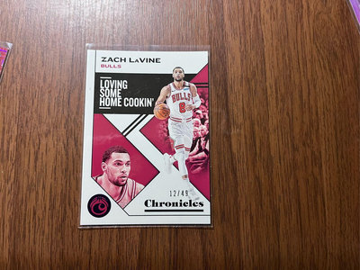 2019-20 Panini Chronicles Basketball Card #43 Zach LaVine Chicago Bulls