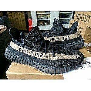 YEEZY BOOST 350 v2 黑綠 綠 奇異果綠 線條 男女 完美 BY9611現貨潮鞋