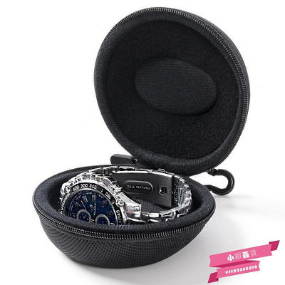 手表收納盒便攜式隨身手表包黑色表盒時尚機械表禮物盒表包.