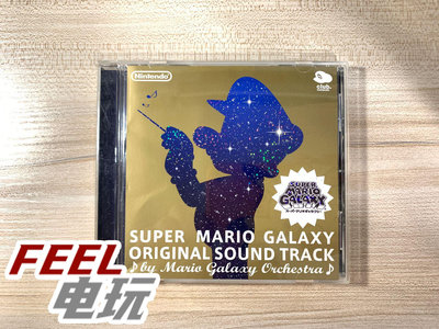 WII 超級馬里奧銀河 1代 OST 原聲 音樂 CD 曰版 初版 缺側標*
