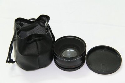 58MM 0.45X廣角鏡帶微距鏡頭適用佳能550D 500D 600d廣角鏡頭