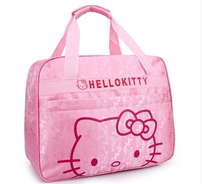 凱蒂貓Hello Kitty旅行袋旅行包手提包登機包行李袋