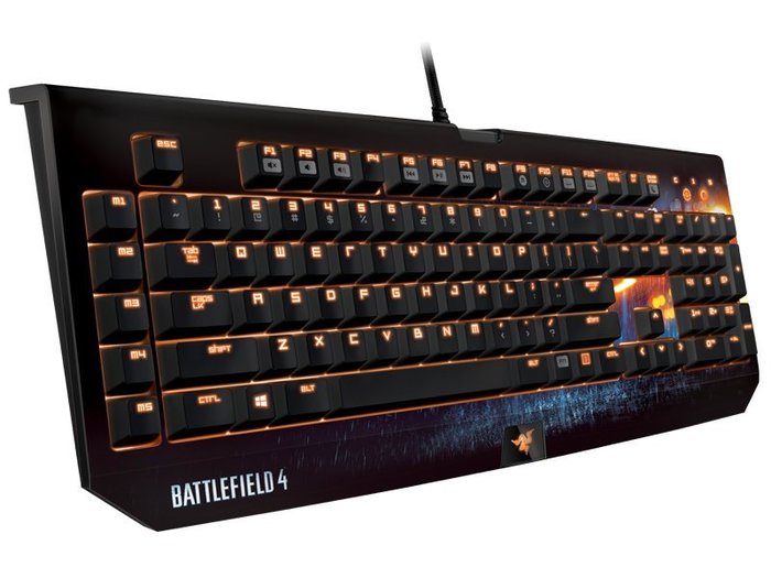 川匯 收藏首選 Razer Blackwidow Bf4 戰地風雲限定版橘光led 黑寡婦蜘蛛典藏版雷蛇英文 Yahoo奇摩拍賣