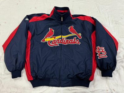 Majestic MLB Cardinals Albert Pujols 紅雀隊 球員版 Pro 實戰 電繡 棒球外套