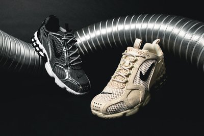 【Basa Sneaker】Stussy x Nike air zoom spiridon caged2 黑/米白