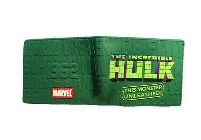 [現貨]皮夾錢包 浩克 復仇者聯盟 The Hulk 動漫漫威趣味創意惡搞古怪交換生日禮品