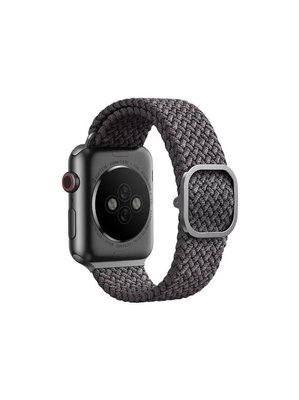 編織錶帶 42mm 44mm 錶帶 手錶帶 防潑水高彈力編織單圈錶帶 UNIQ Aspen Apple Watch