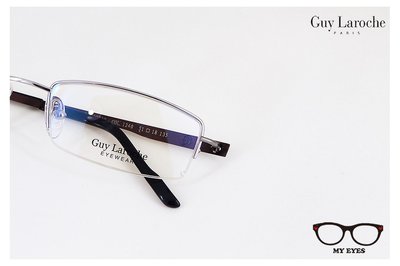 【My Eyes 瞳言瞳語】Guy Laroche 半框光學眼鏡 溫潤氣質 紳士內斂風格 (G2220)