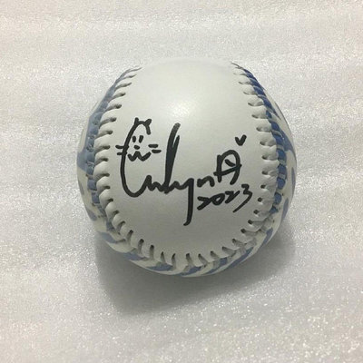 CPBL 富邦悍將 啦啦隊女孩《丹丹》親筆簽名球 隊徽LOGO紀念球 棒球。中華隊加油