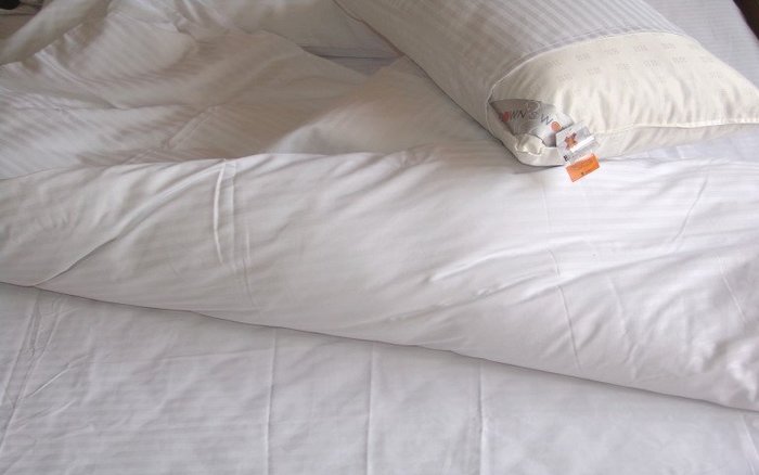 被套飯店民宿日租純白色系列客房寢飾精梳棉加大雙人床被套7尺X8尺