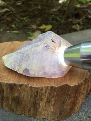 情話水晶~珍藏巴西天然紫骨幹水晶（5）