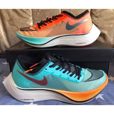 【正品】Nike Zoom X Vaporfly Next Ekiden 青橙 鴛鴦 CD4553-300 免運潮鞋