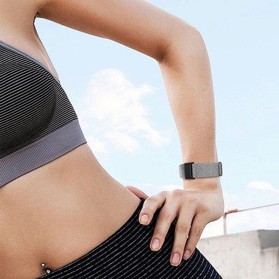 【熱賣精選】Fitbit Charge 3/Charge 4 智能手錶帶 Charge3帆布錶帶 替換腕帶  運動錶帶 手錶配件