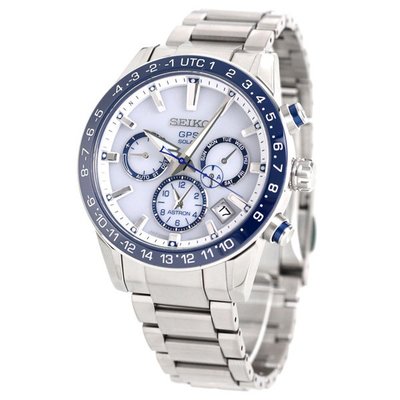 預購 SEIKO ASTRON SBXC013 精工錶 手錶 43mm GPS太陽能 三眼 白面盤 鋼錶帶 男錶女錶