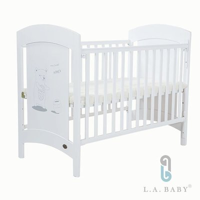 ☘ 板橋統一婦幼百貨 ☘  L.A. Baby  Austin奧斯汀嬰兒床/中床/童床/白色