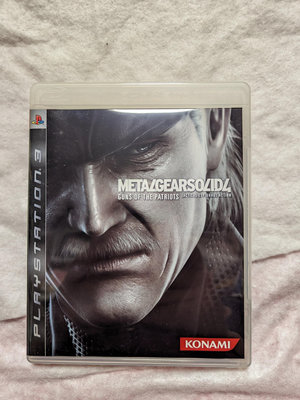 長春舊貨行 PS3 潛龍諜影4 愛國者之槍 日文版 Metal Gear Solid 4 遊戲片(Z77)