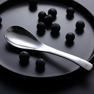 下殺 (null)加厚304不銹鋼勺子湯勺長柄調羹小韓國飯勺兒童餐具湯匙餐勺創意