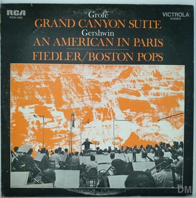 黑膠唱片 Fiedler - Grofe, Gershwin An American in Paris - RCA 美版