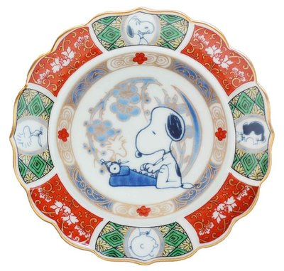 鼎飛臻坊 PEANUTS SNOOPY 史努比 有田燒 陶瓷 盤 小疊子 皿 日本製 日本正版