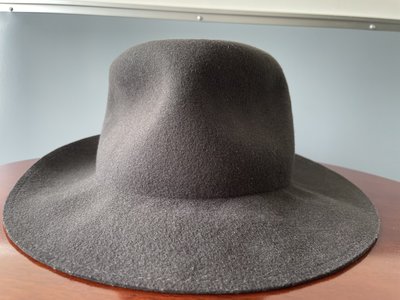 日本品牌 Ca4la 日本原廠製造紳士帽 褐色 義大利59號 Fedora Borsalino 款