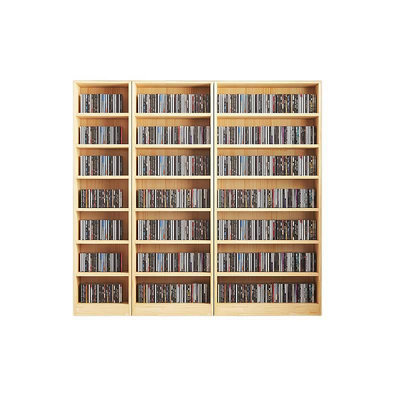 漫畫書柜cd機支架專輯展示架藍光碟片書架柜ps4光碟收納架實木板