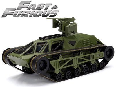 (I LOVE 樂多) 日本進口 玩命關頭8 JADA RIPSAW 1：24 合金模型車 裝甲車 戰車
