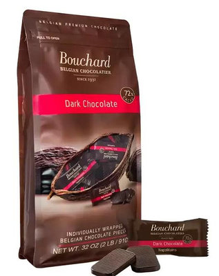 《好市多COSTCO 商品代購》Bouchard 72% 黑巧克力 910公克/包