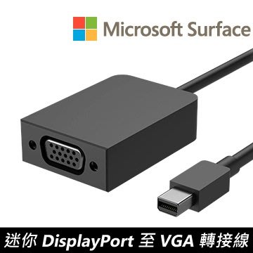 【DreamShop】原廠 Microsoft 微軟 Surface VGA轉接器(EJP-00002)(福利品)