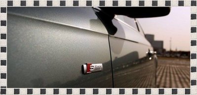 免運費 Audi S-LINE 車身標誌 A1 A3 A4 A5 A6 TT S4 RS4 S5 RS6 Q3