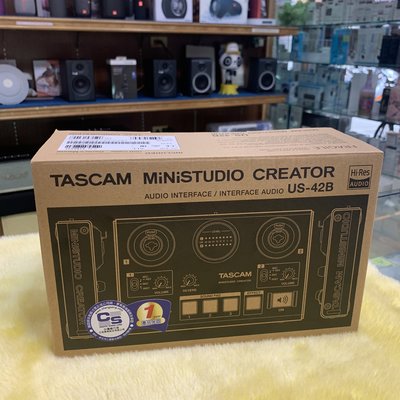 Tascam US-42B 錄音 介面 聲卡 公司貨 直播 錄音 Podcast 效果器 音效 AG03 [視聽影訊]